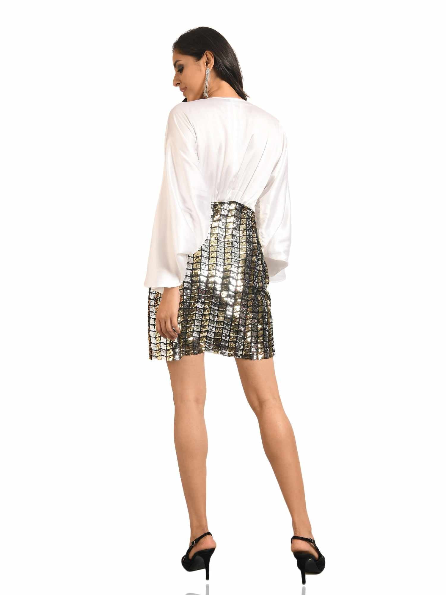 shimmer it real embellished dress