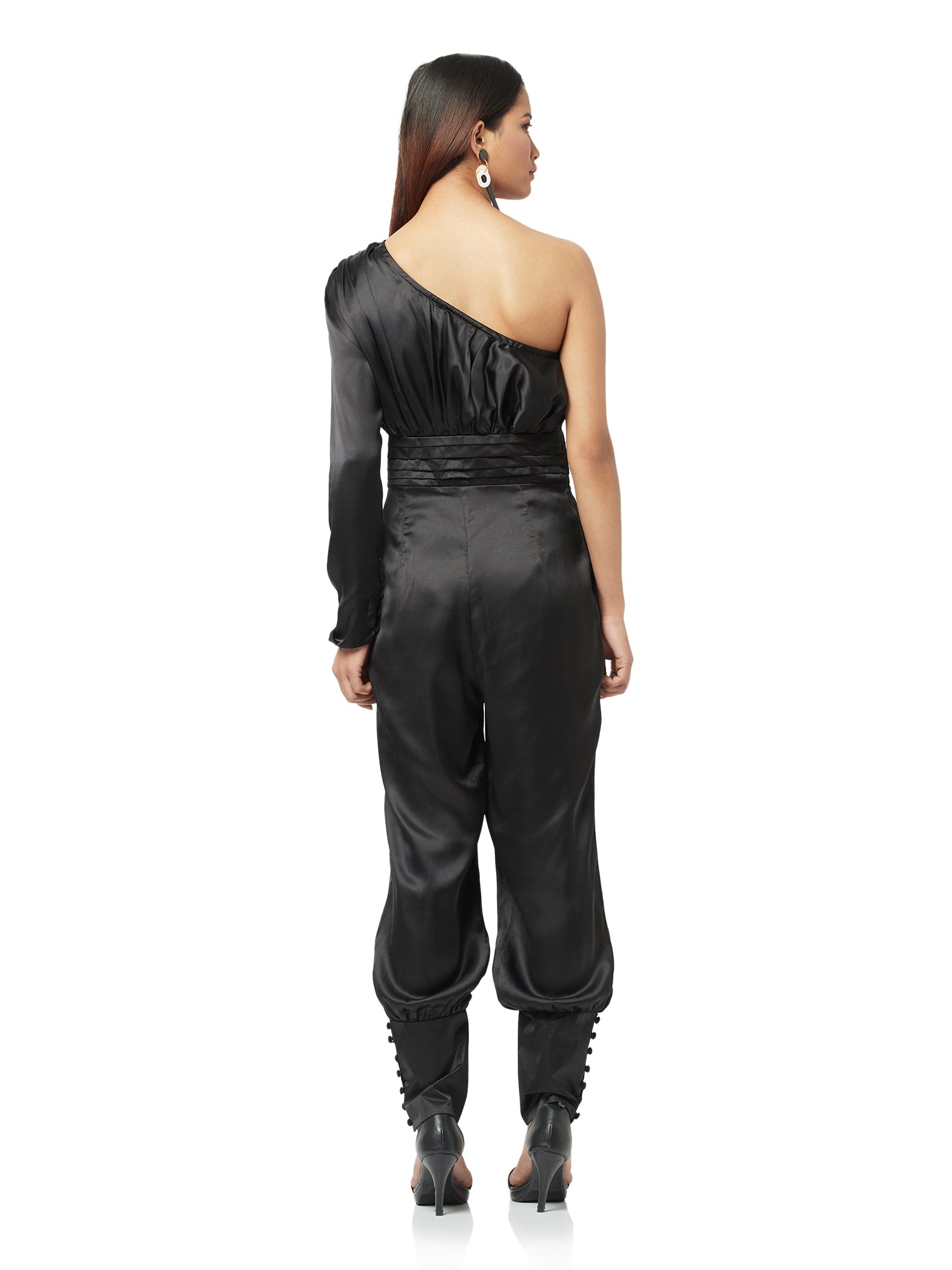 shining star black jumpsuit