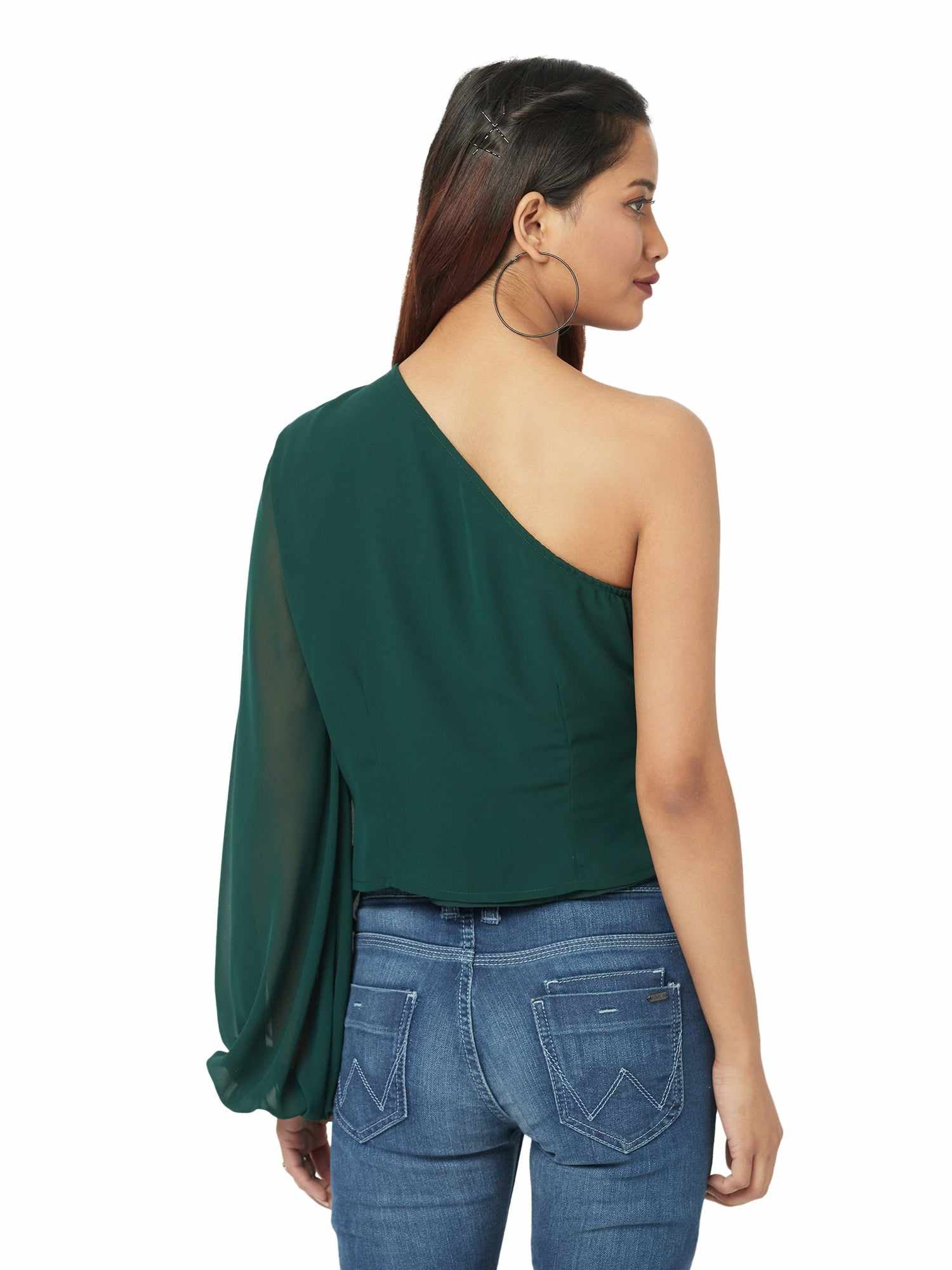 statement opulent sleeve blouse