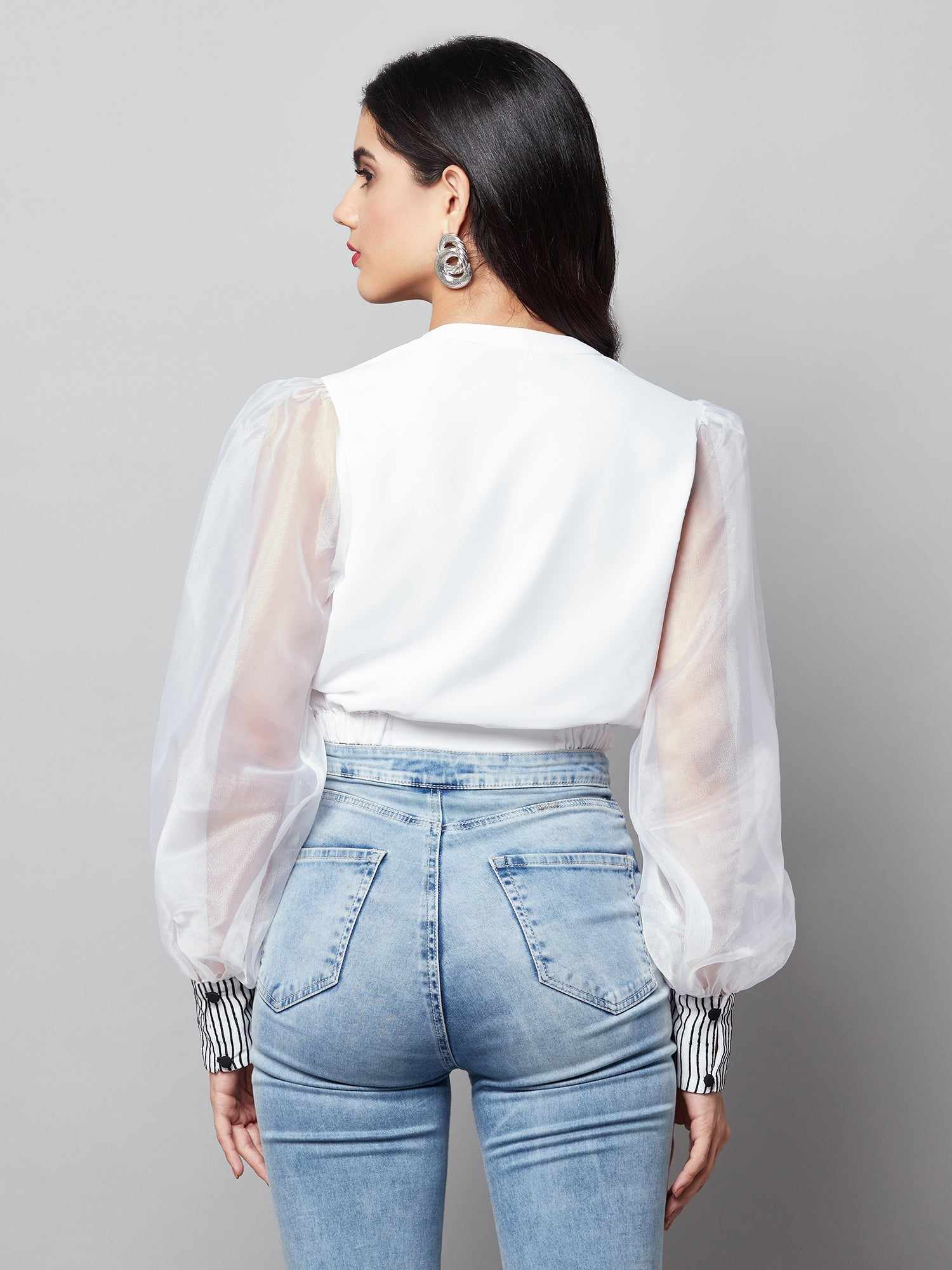 ivory noir intricacy top