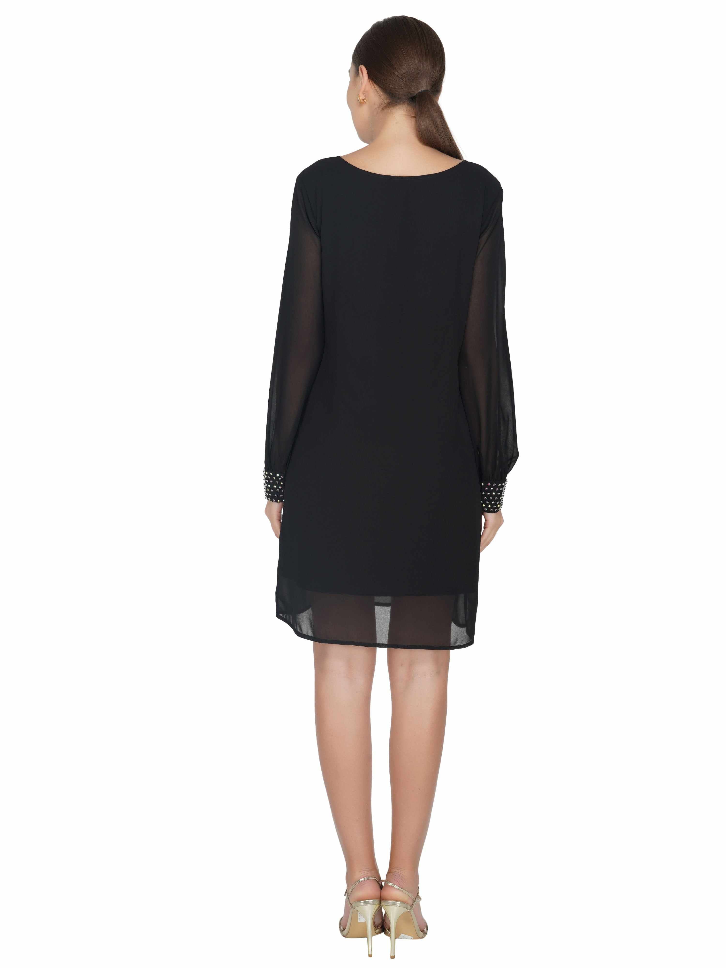 crystal cuff dress