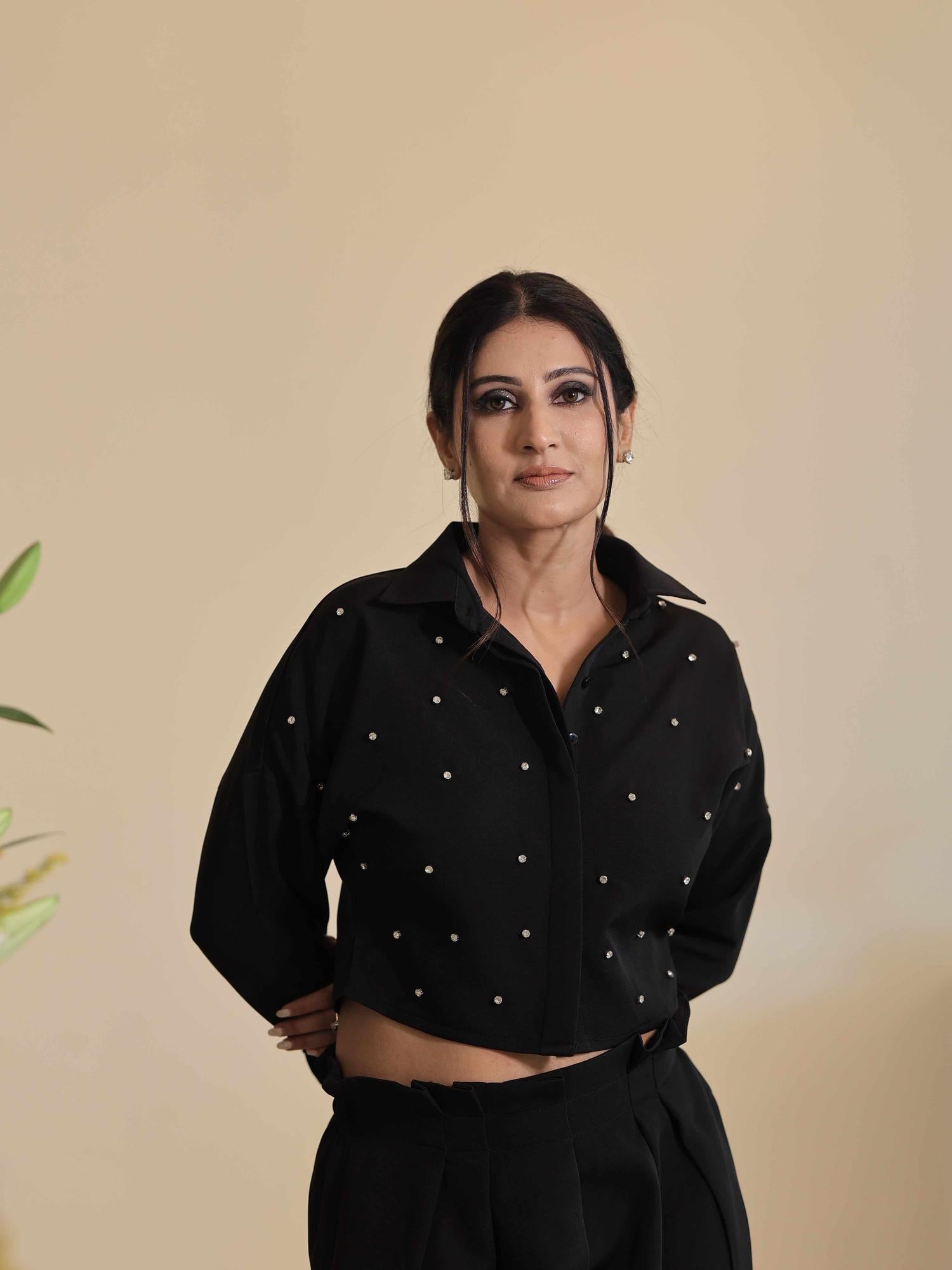 Glam Jam Black Cord- Set