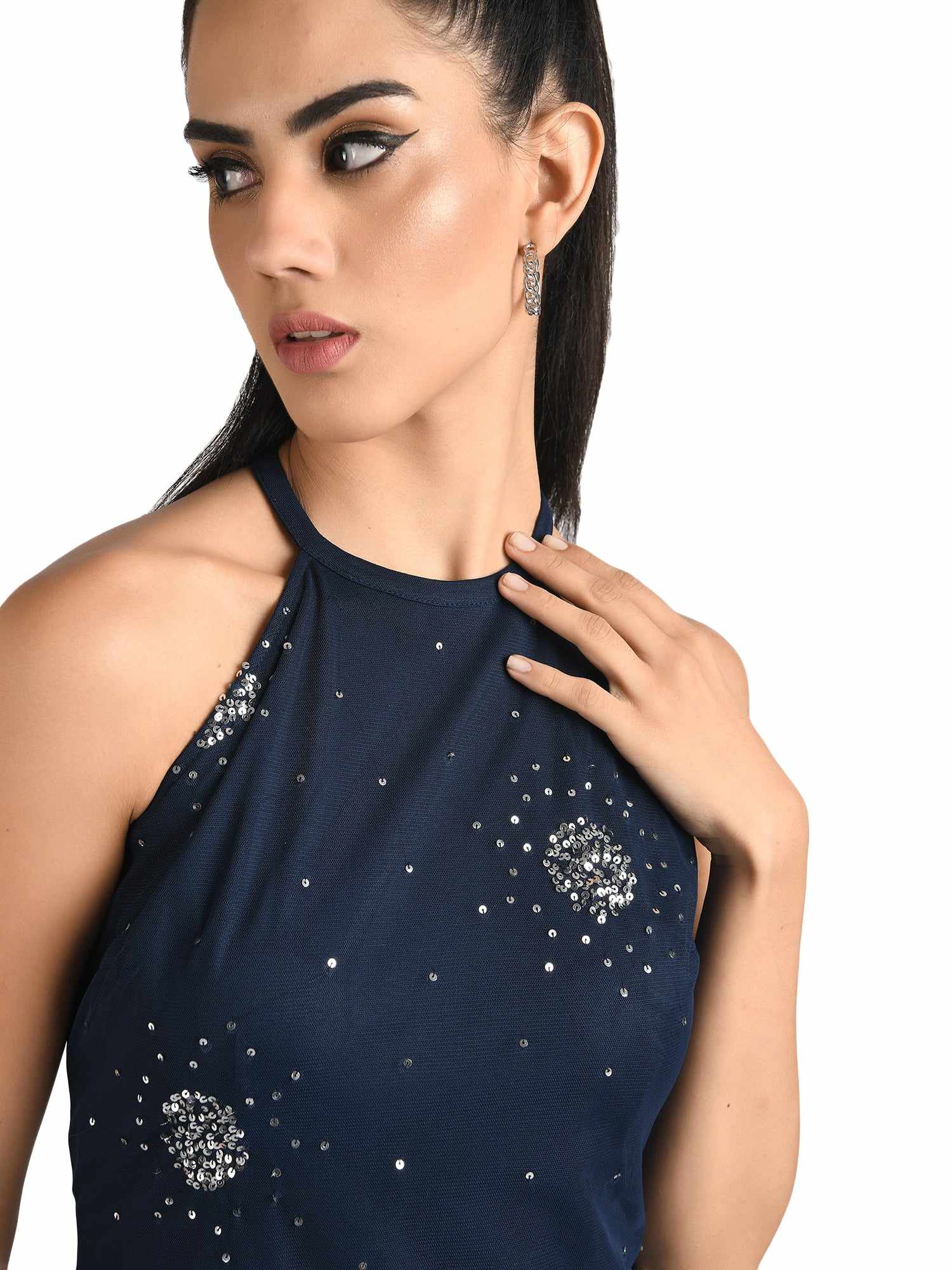 oh so sexy blue mini dress