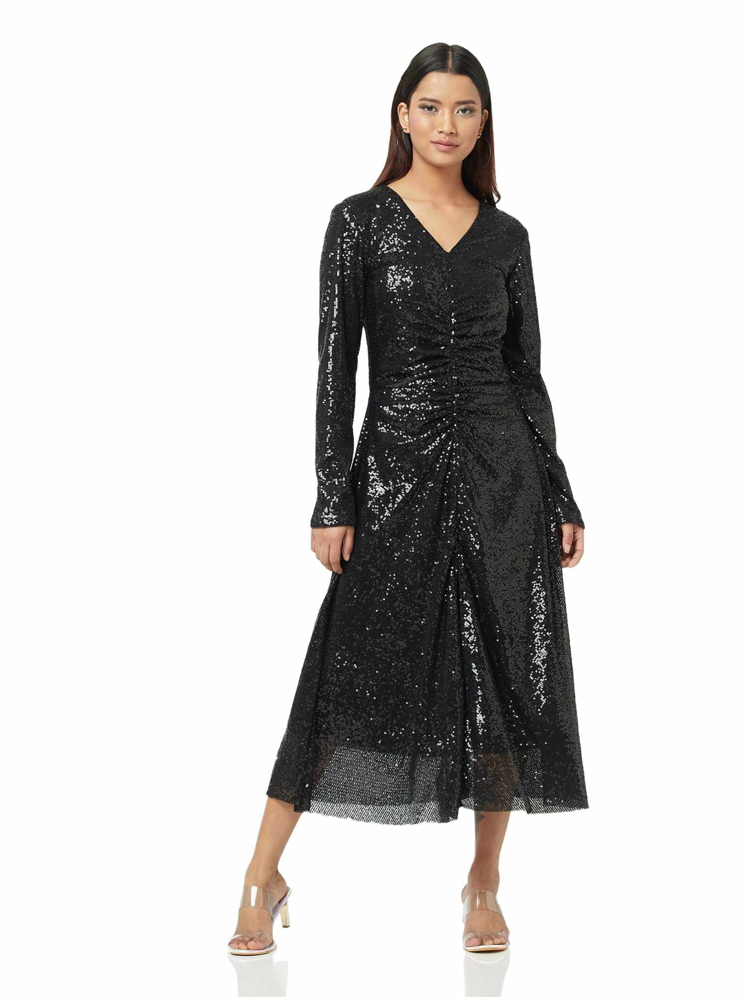 pretty please midi dress