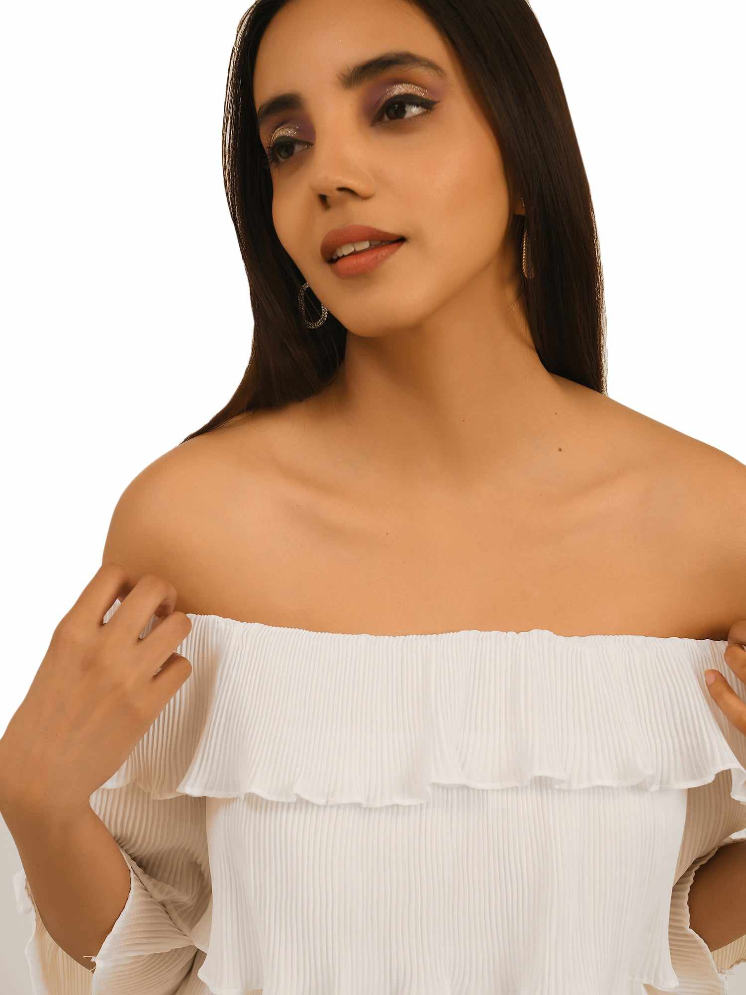 multi tier imaginative pleat dress