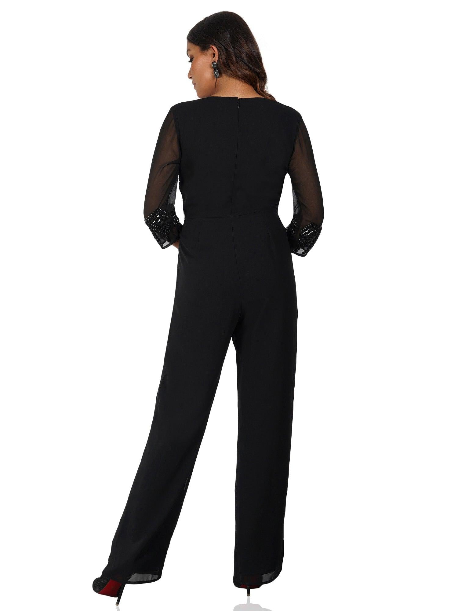 Happy Hour Black Jumpsuit
