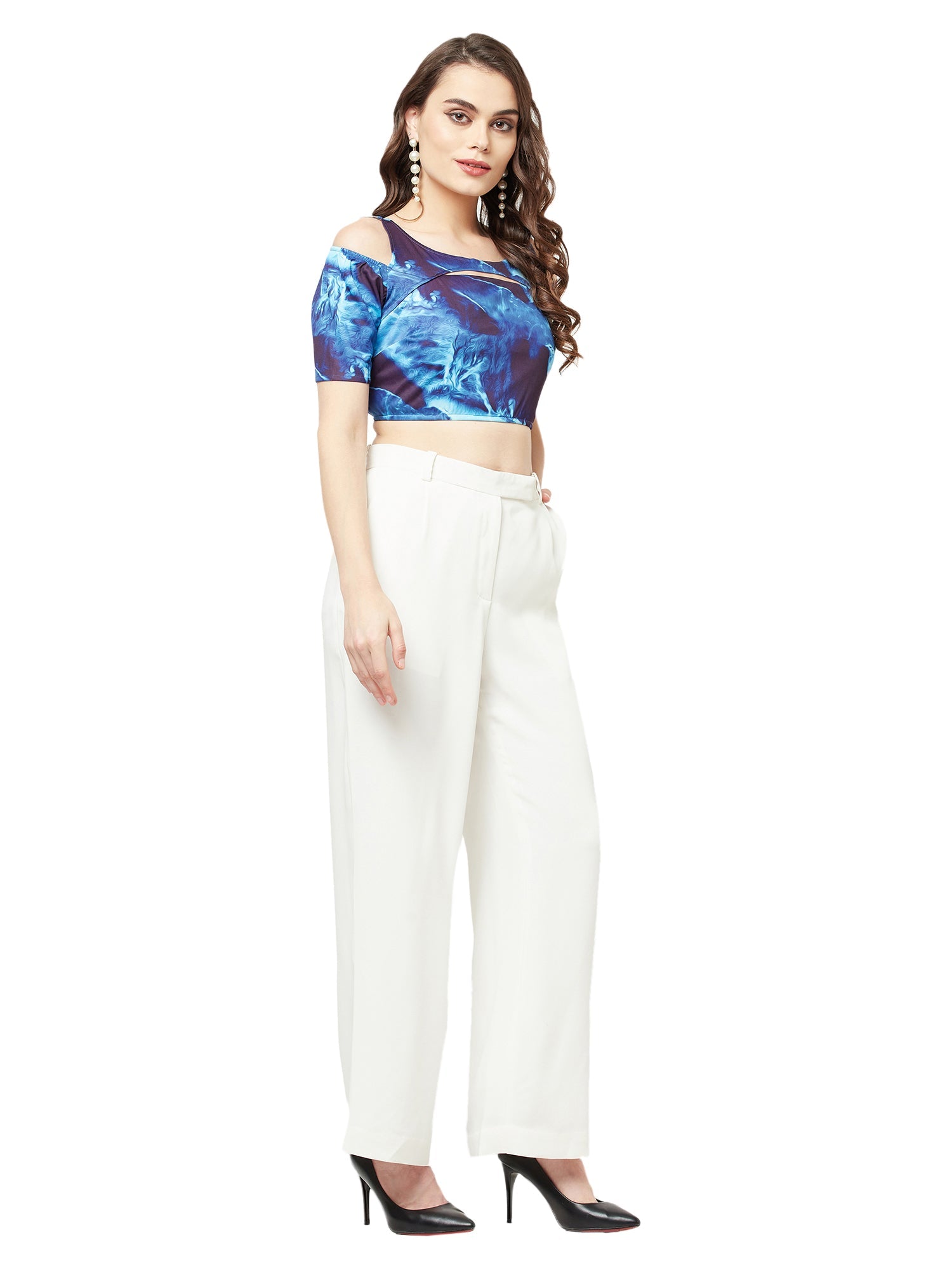 back knotted crop top