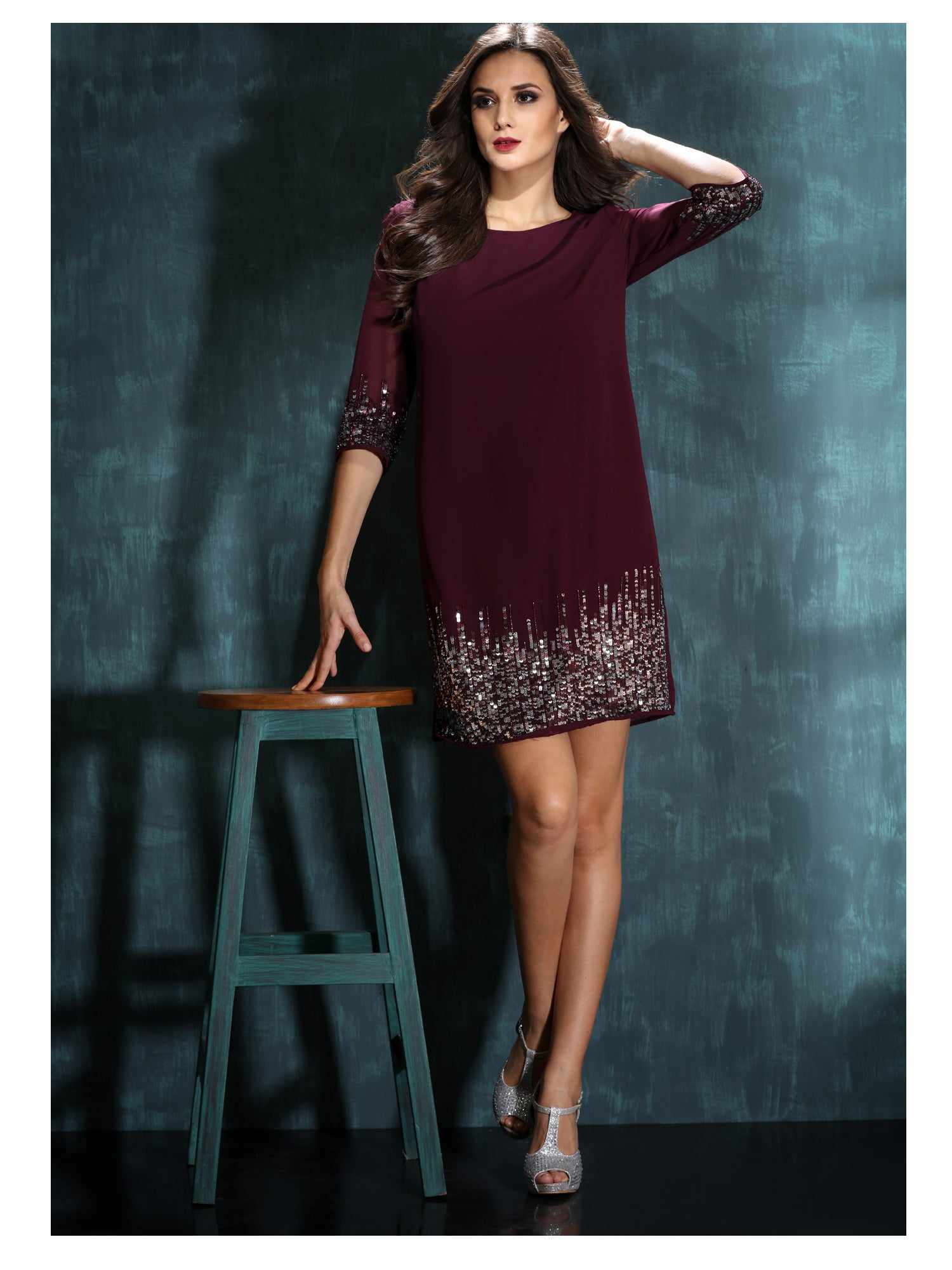 sunrise sequin dress