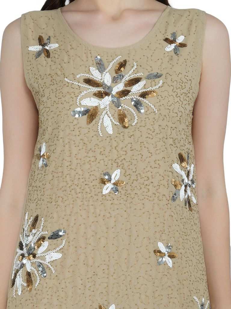 all over beaded mini