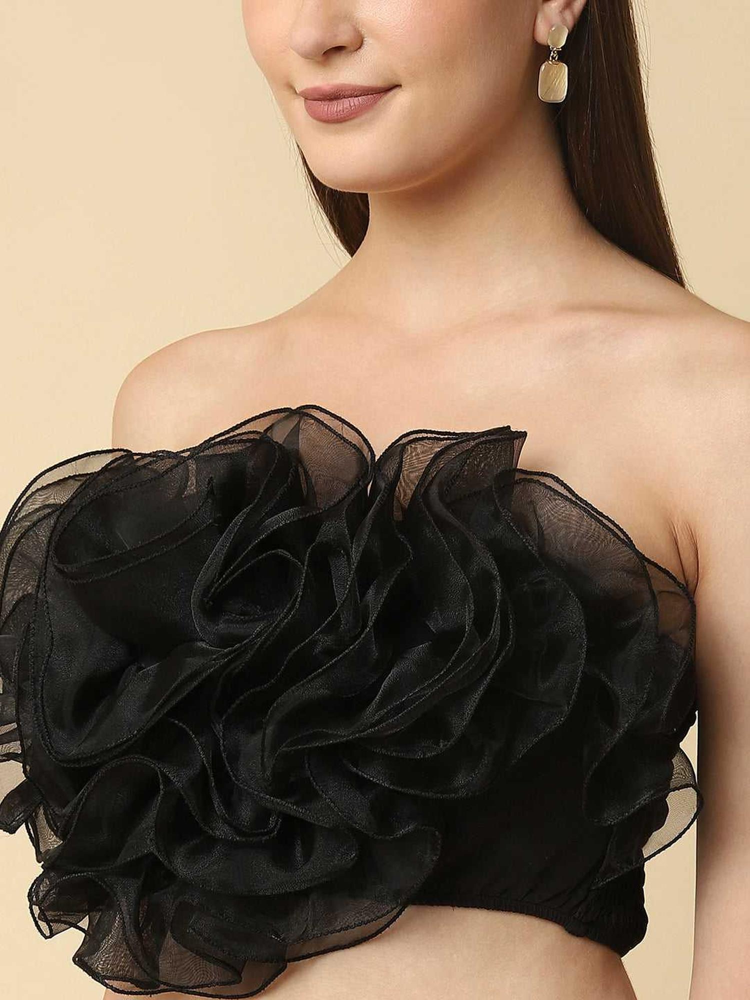 Organza Black Obsidian Top