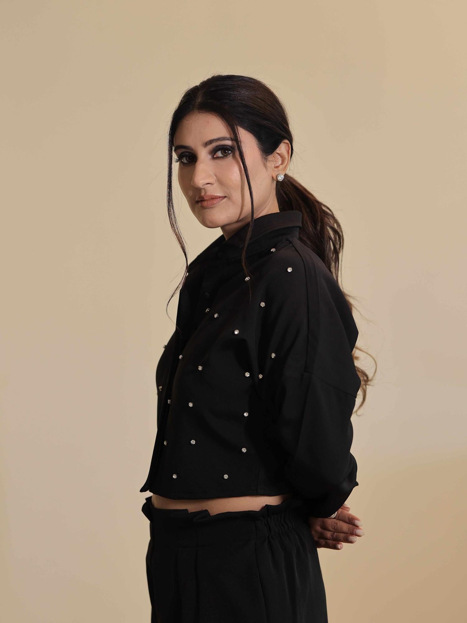 Glam Jam Black Cord- Set