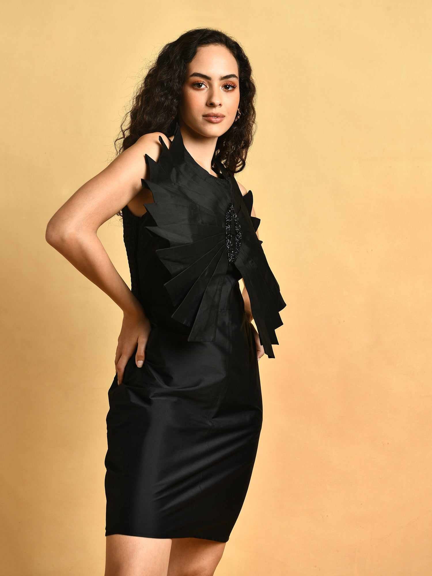 party please black sassy dress