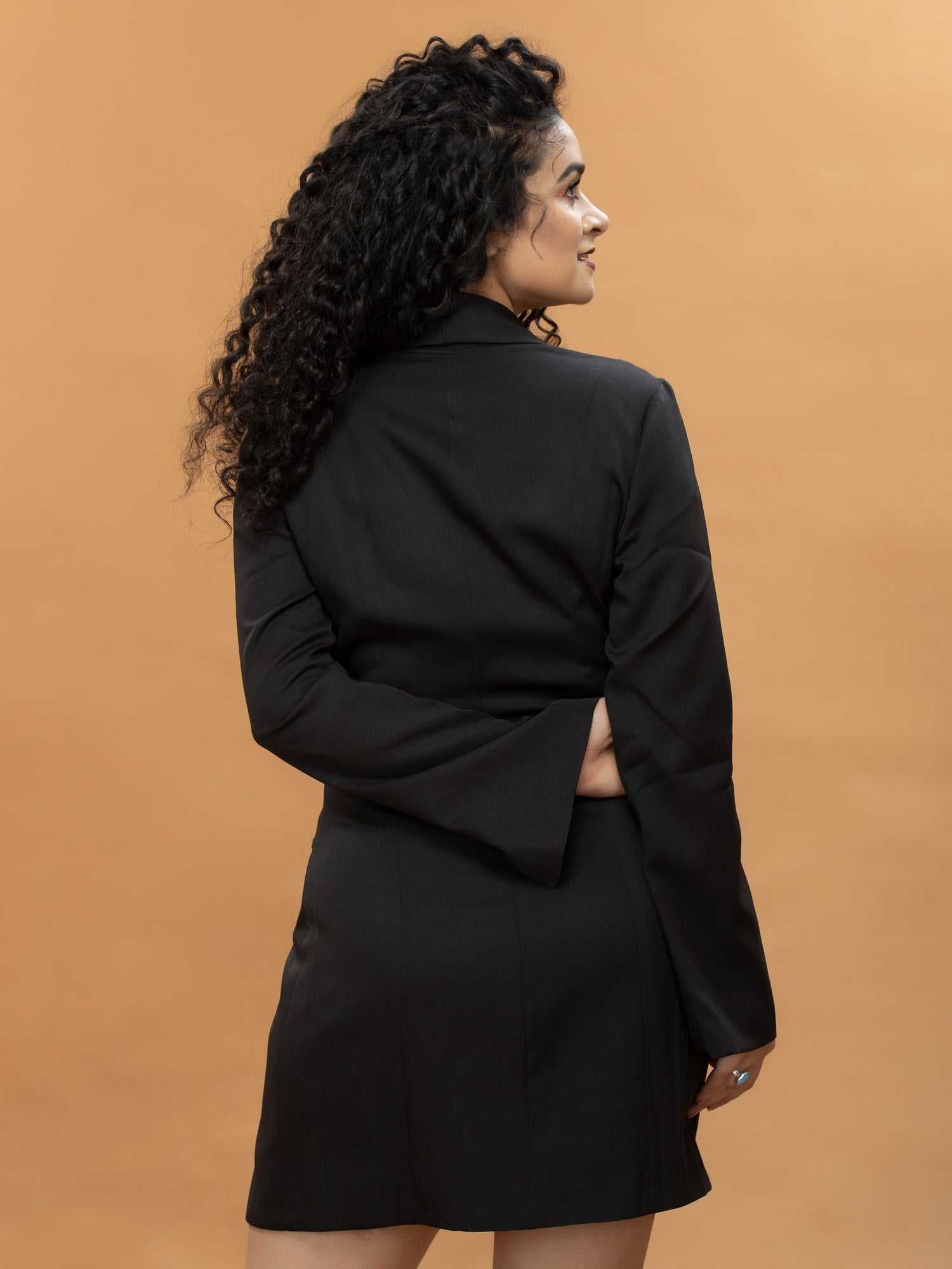 be bossy blazer black dress