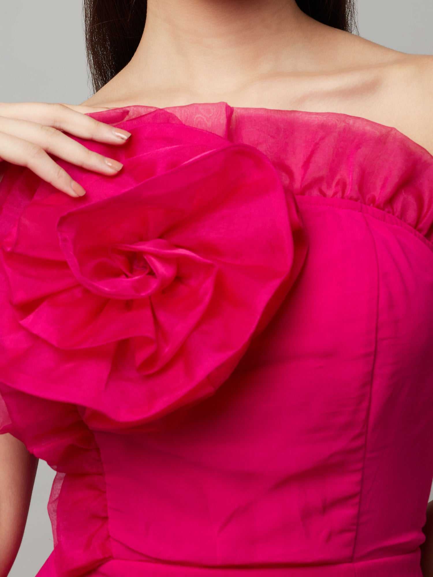 self portrait pink mini dress