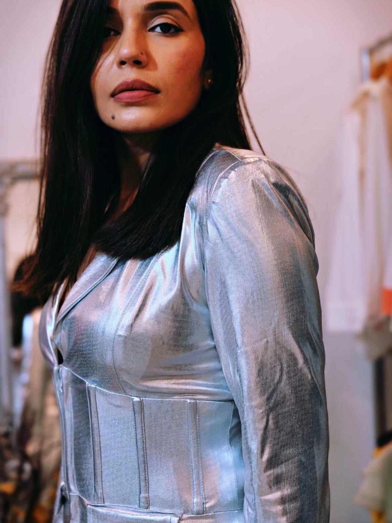 Bodycon Metallic Dress