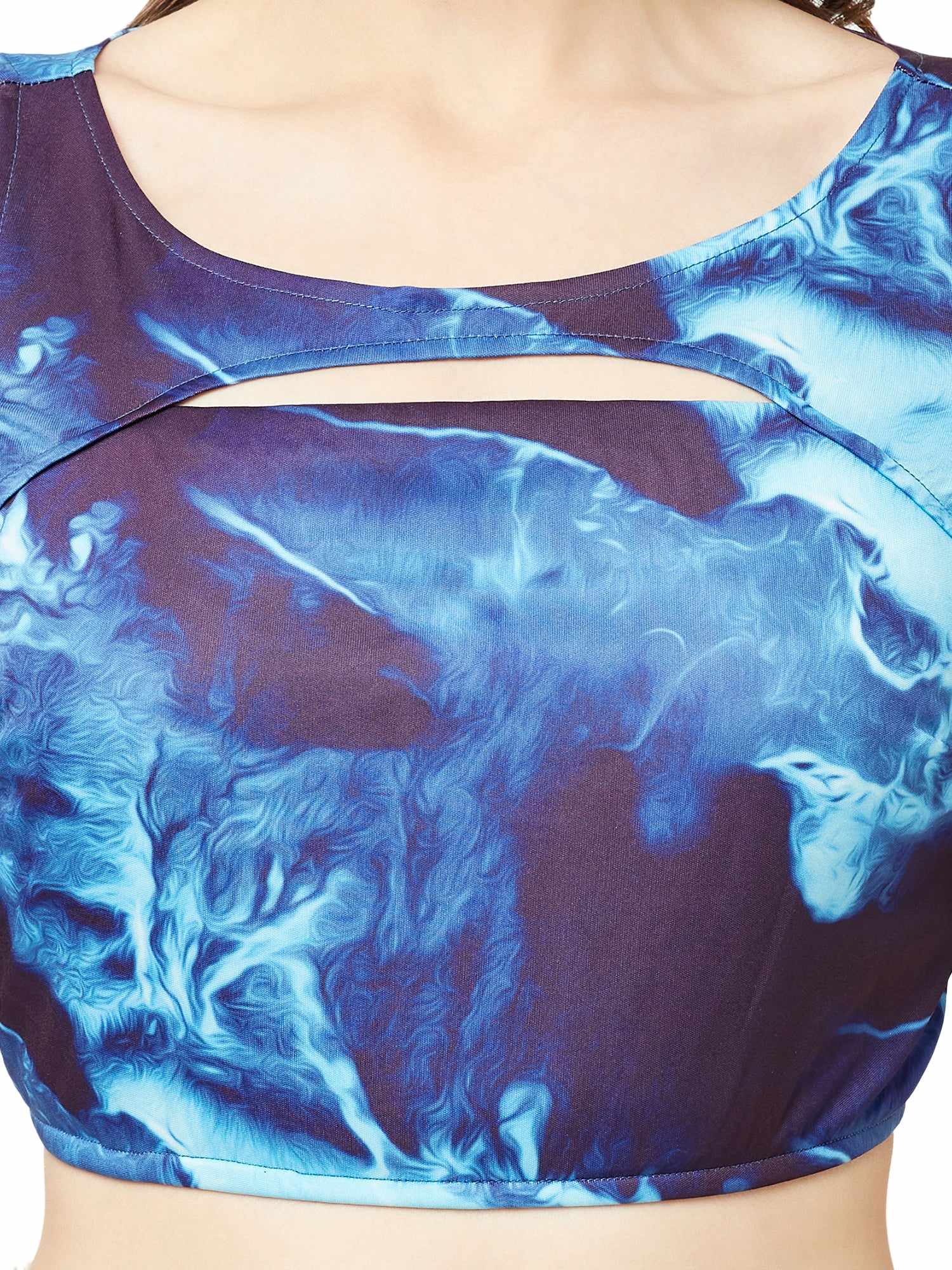 back knotted crop top