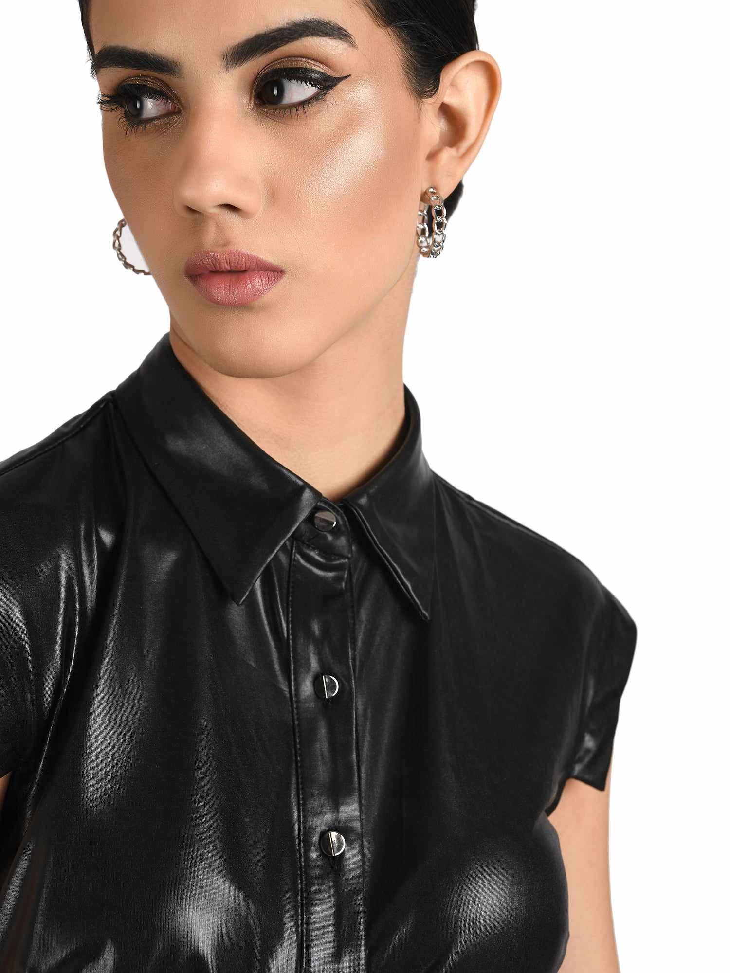 obestian metallic shirt