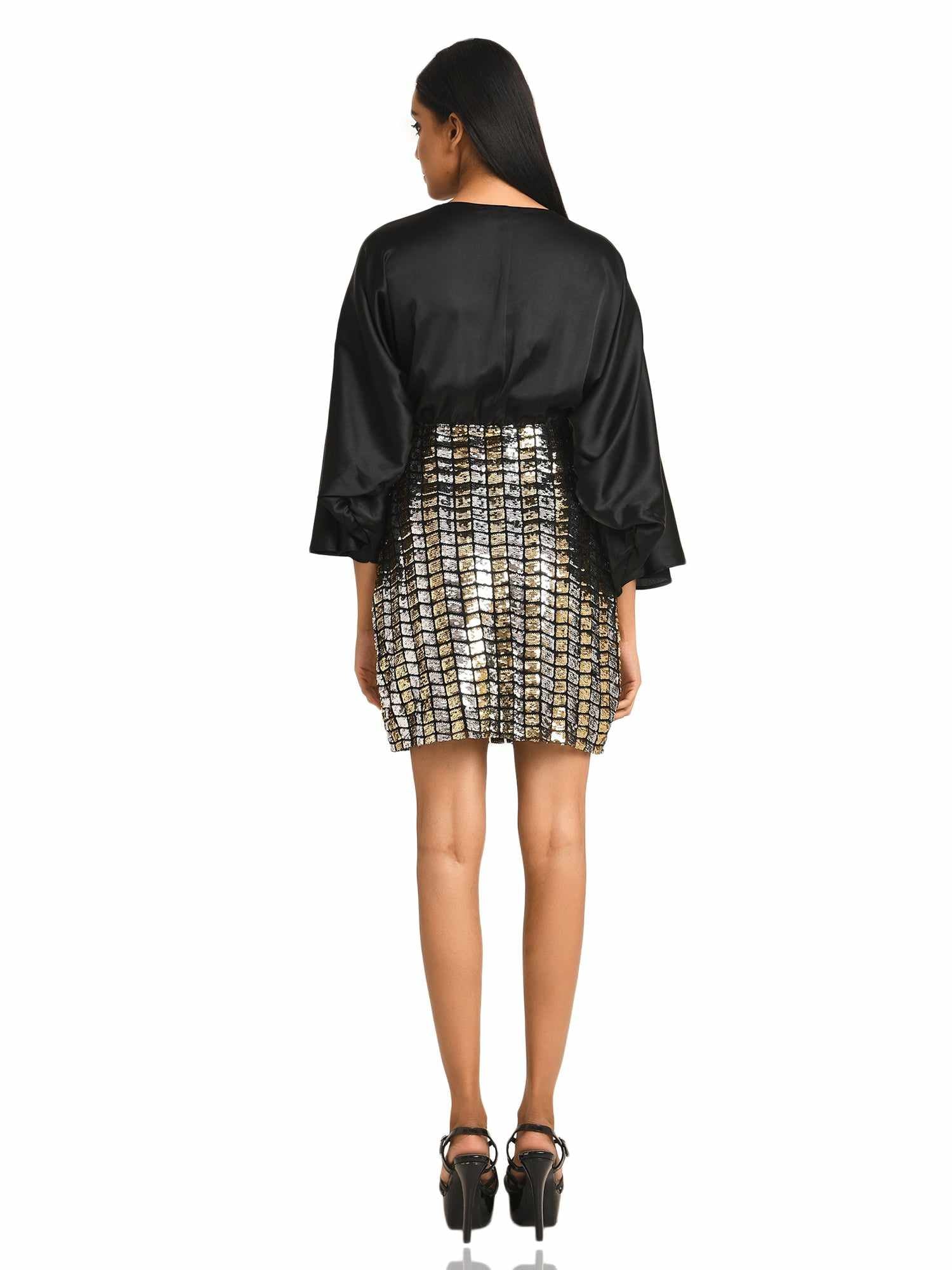 shimmer it real embellished dress