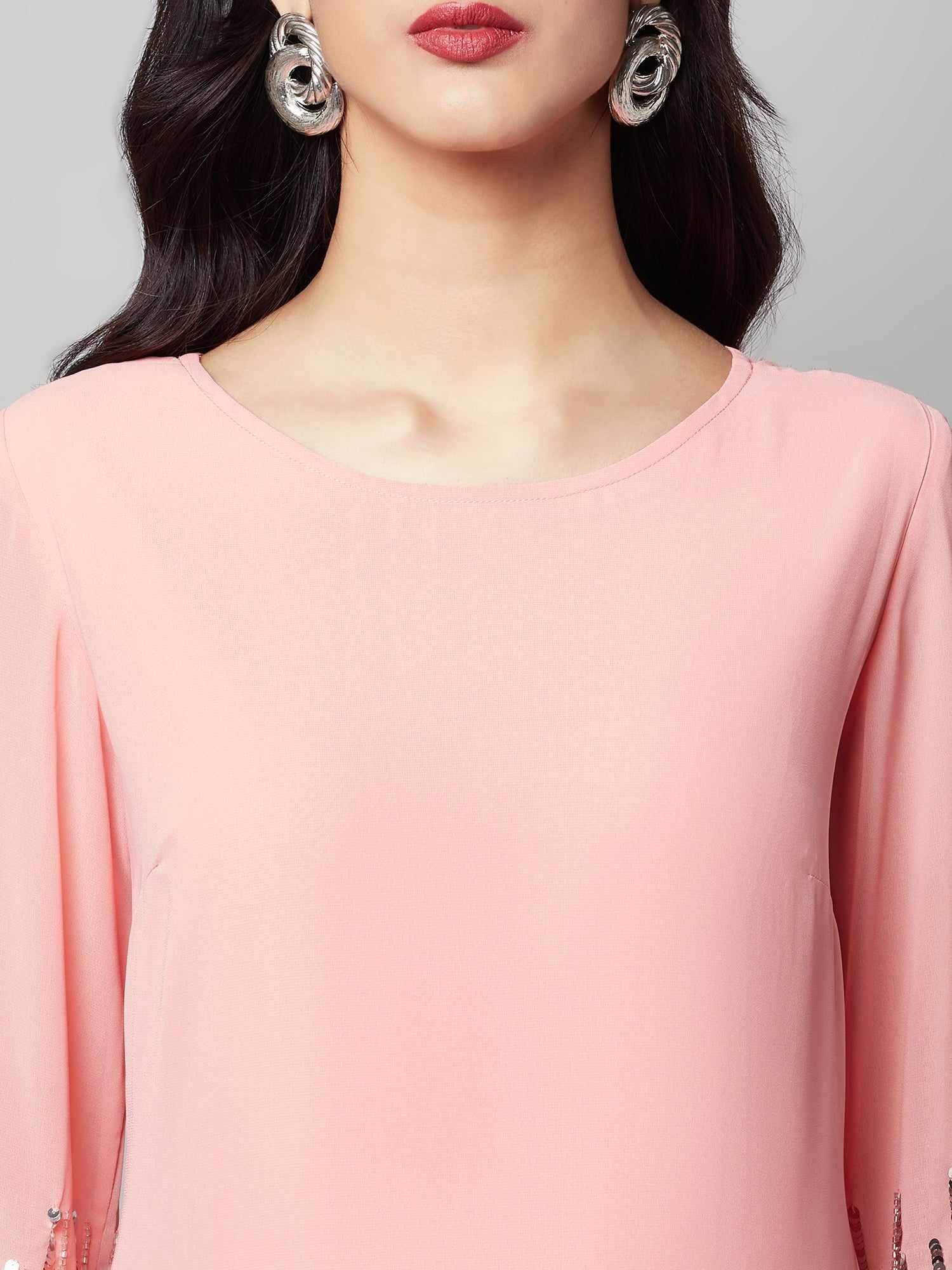 Sunrise Sequin Light Pink Dress