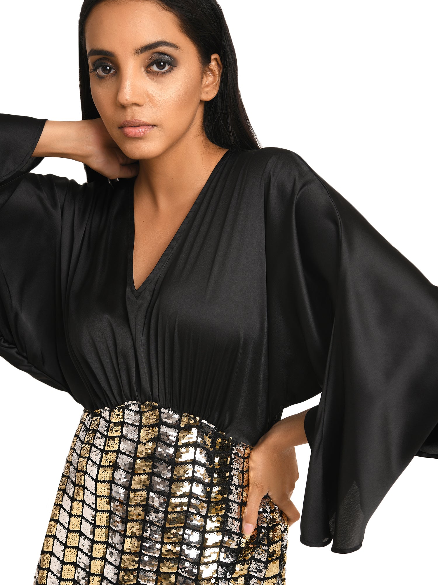 shimmer it real embellished dress