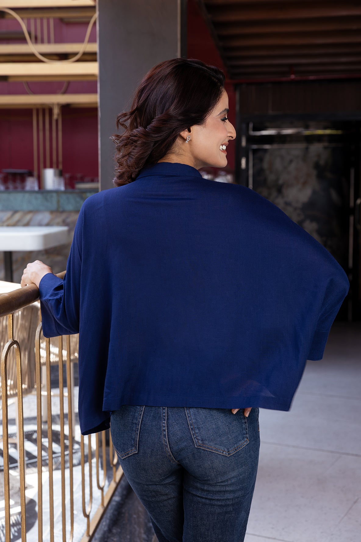 Easy Bezy Navy Top