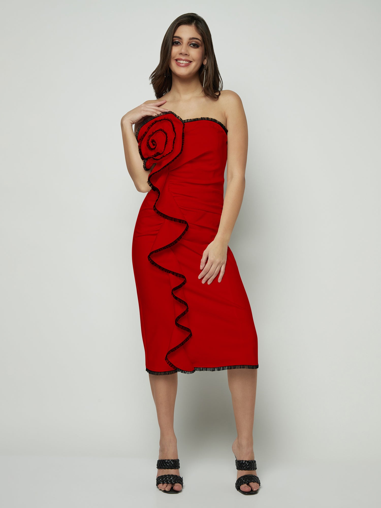 Flora Finesse Red Dress