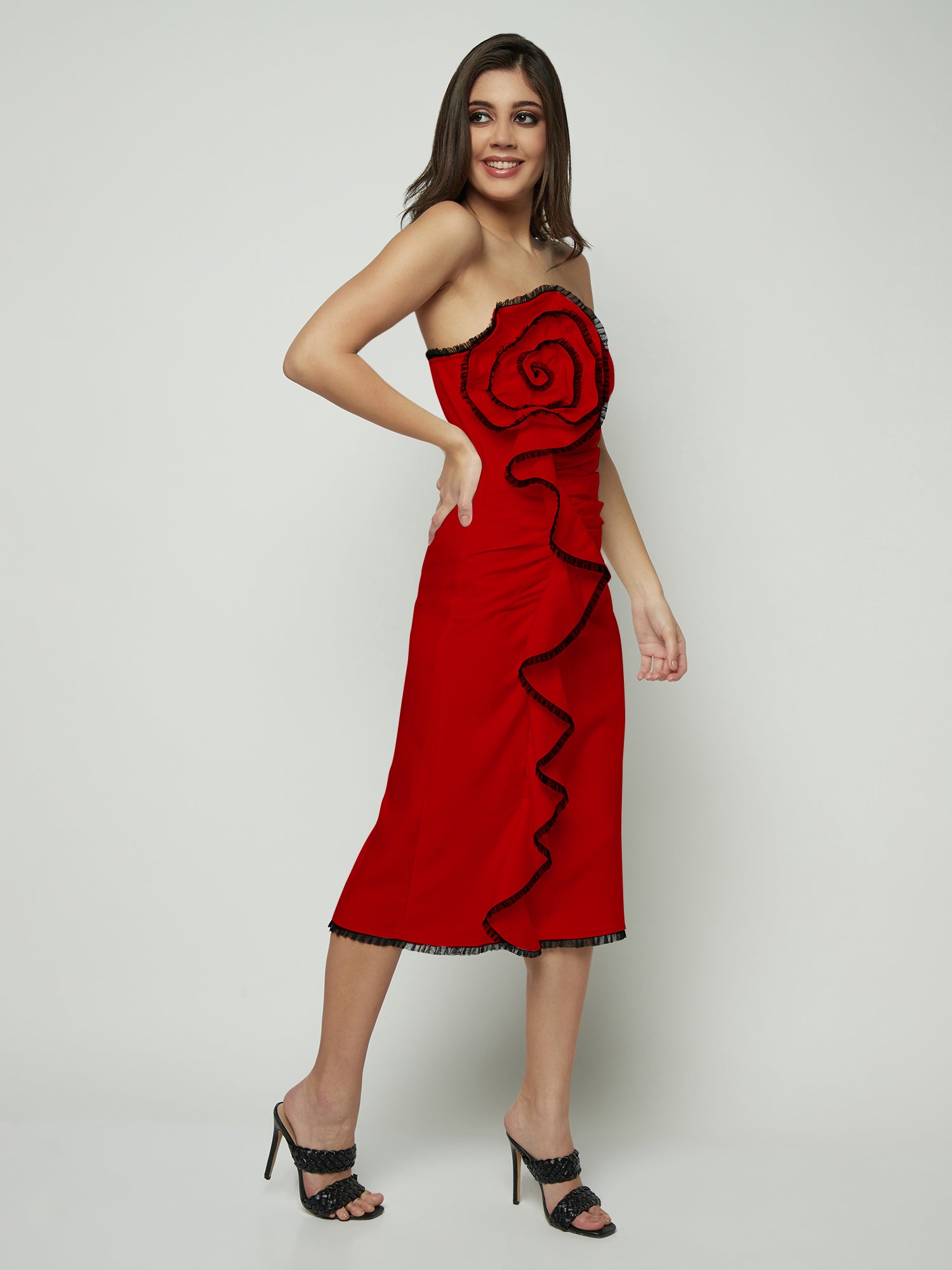 Flora Finesse Red Dress