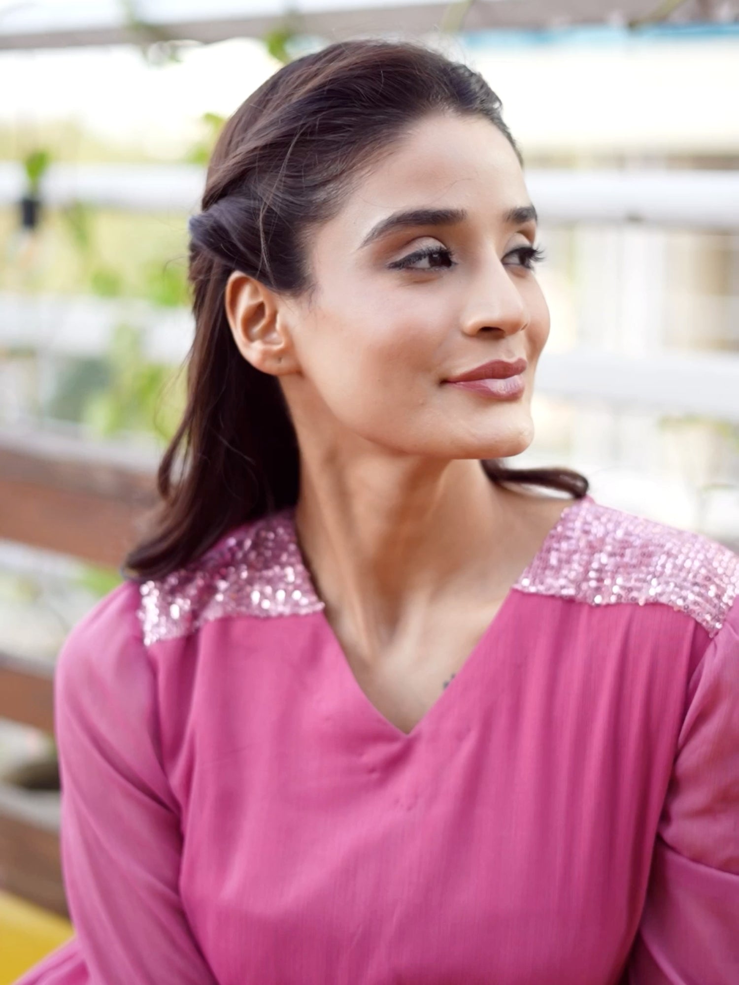 Free- Flow Aline Pink Dress