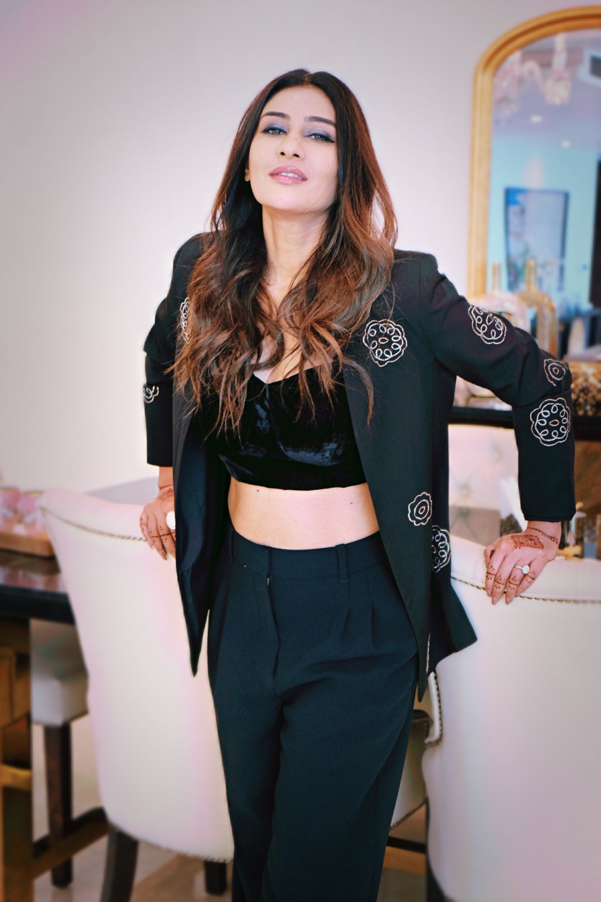 Thread Work Black Blazer