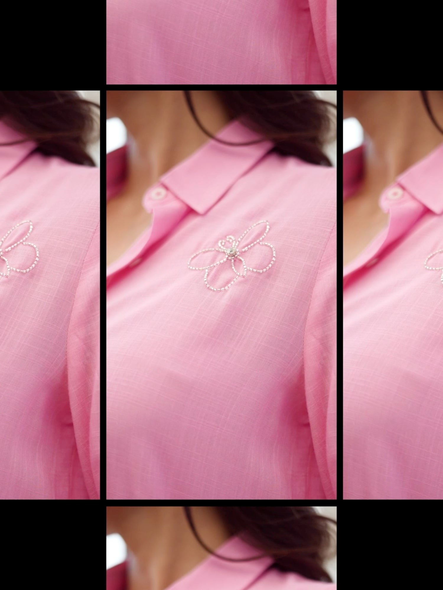 Winged Wonders Pink Shirt