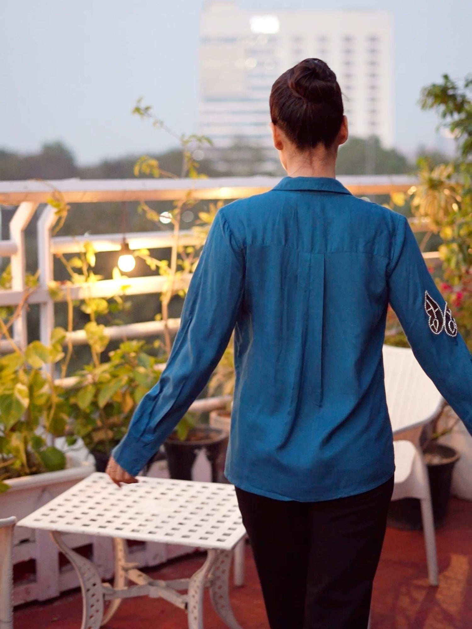 Butterfly Majesty Teal Shirt