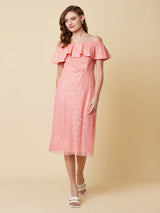Attic Curves Pink Mood Sequins Dress