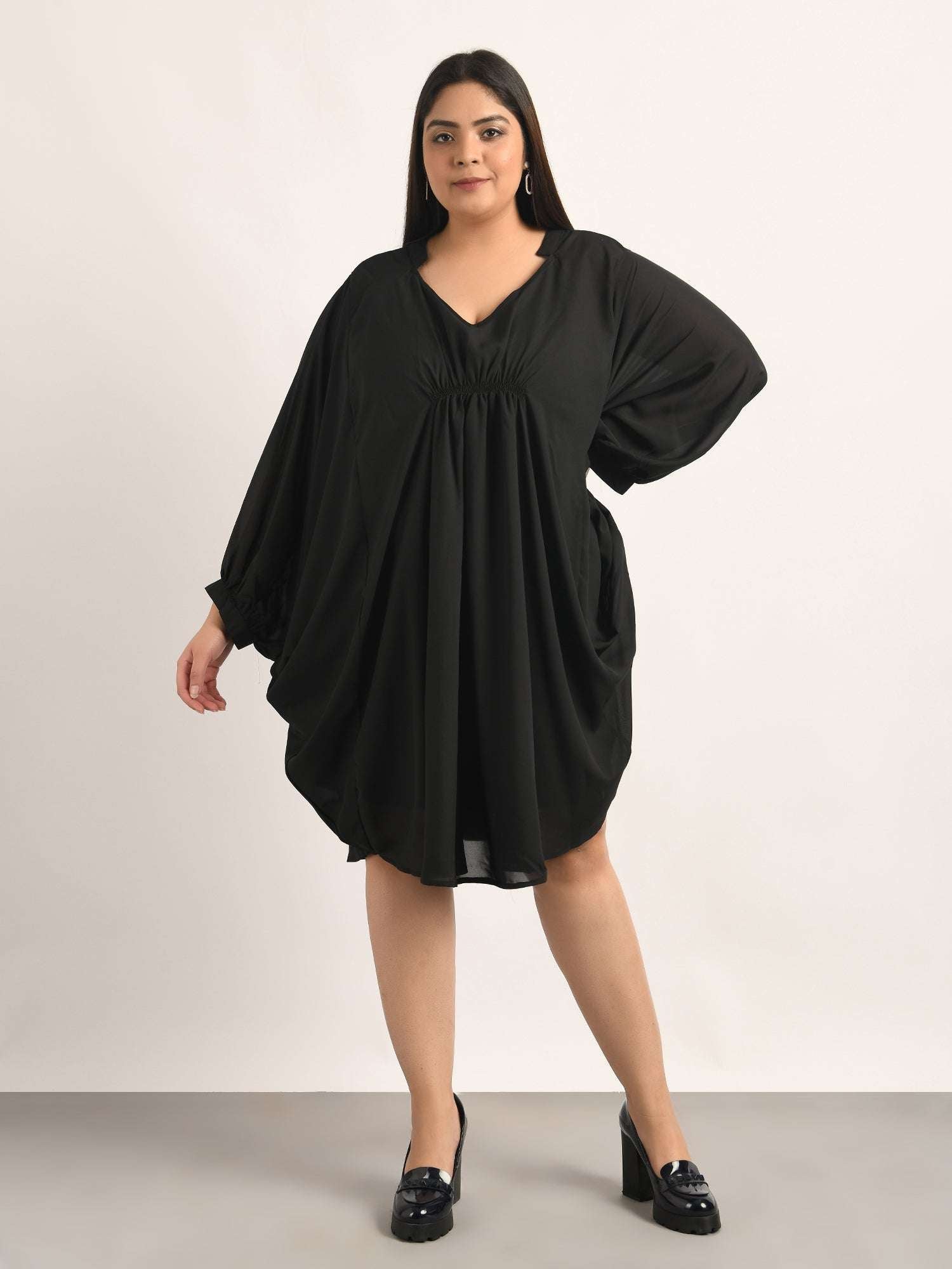 attic curves anti fit lounge dress