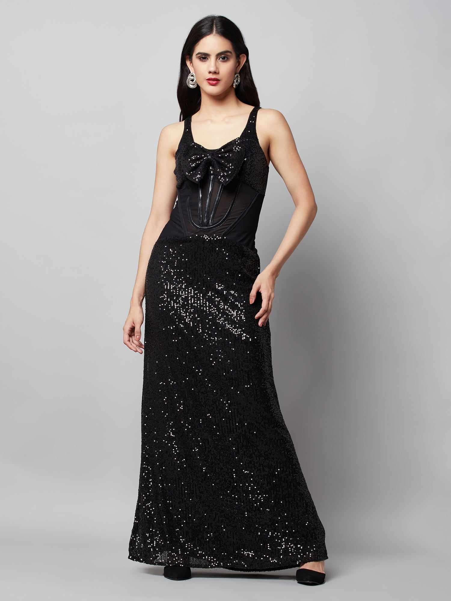 mystic noir corset dress