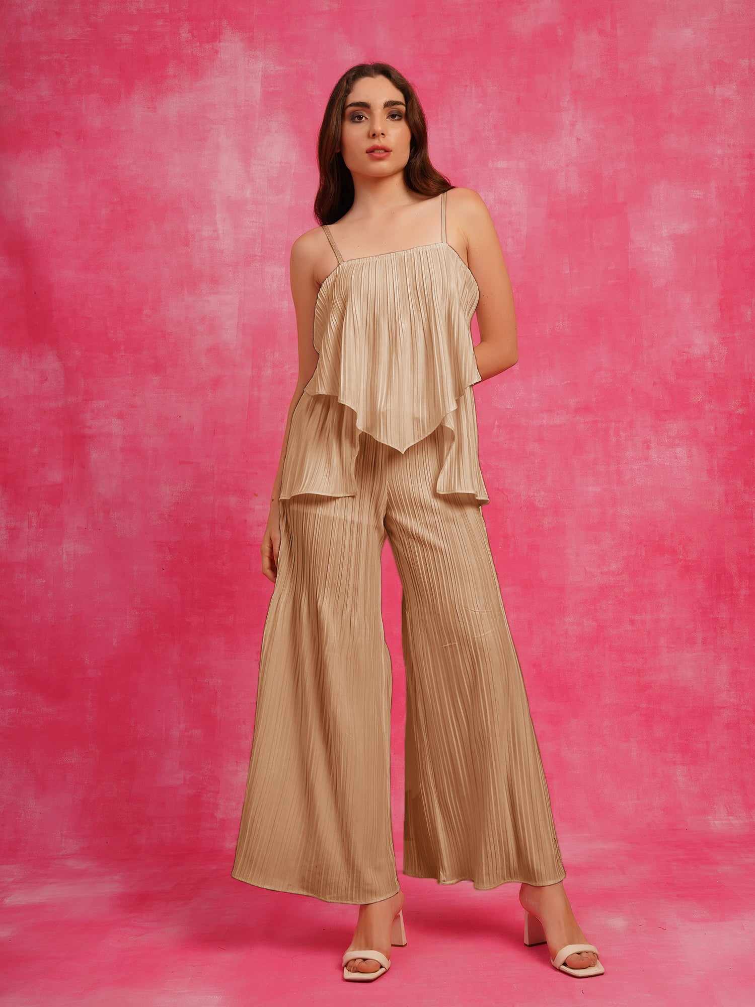 so stylish beige jumpsuit