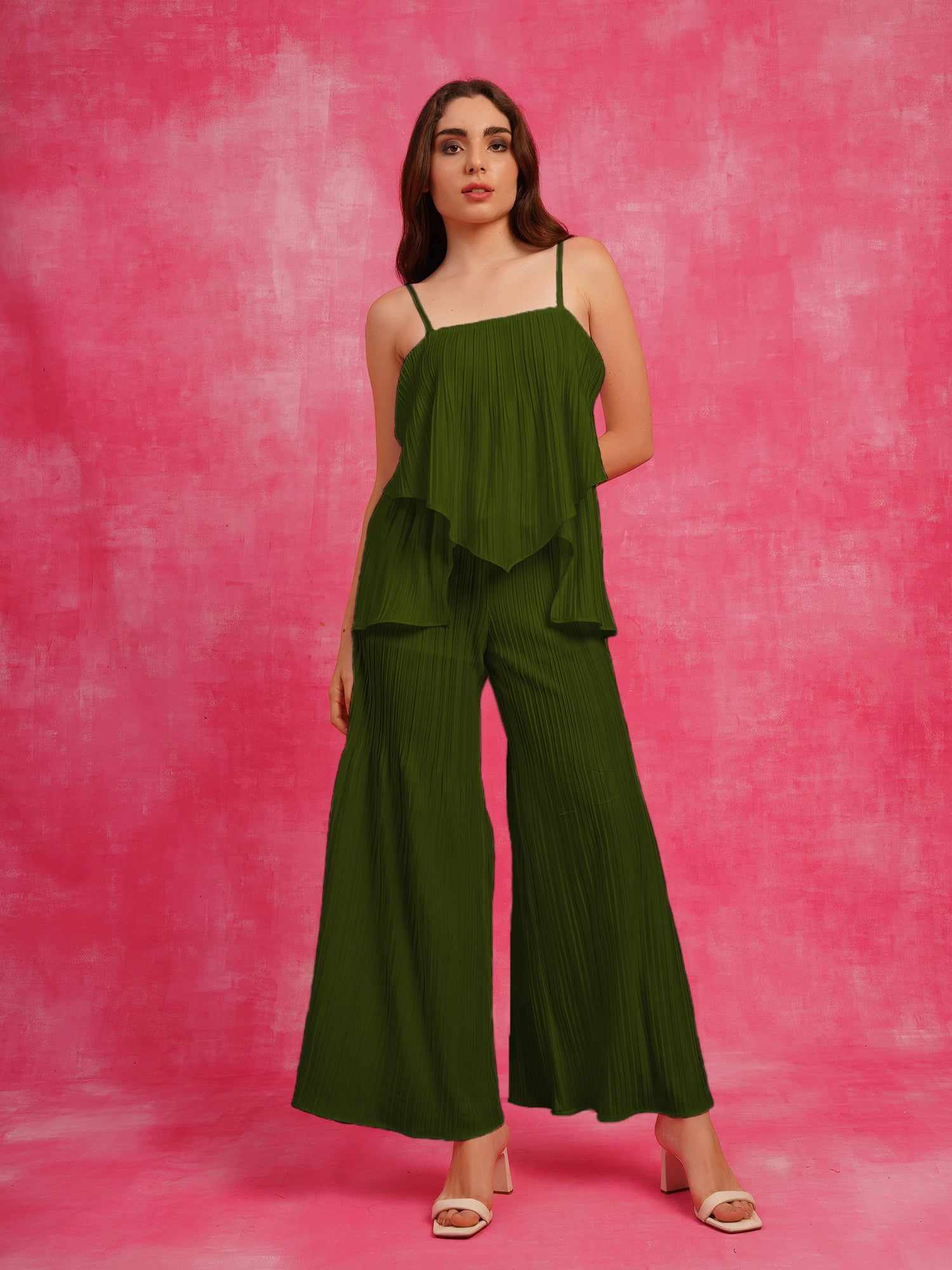 so stylish green jumpsuit