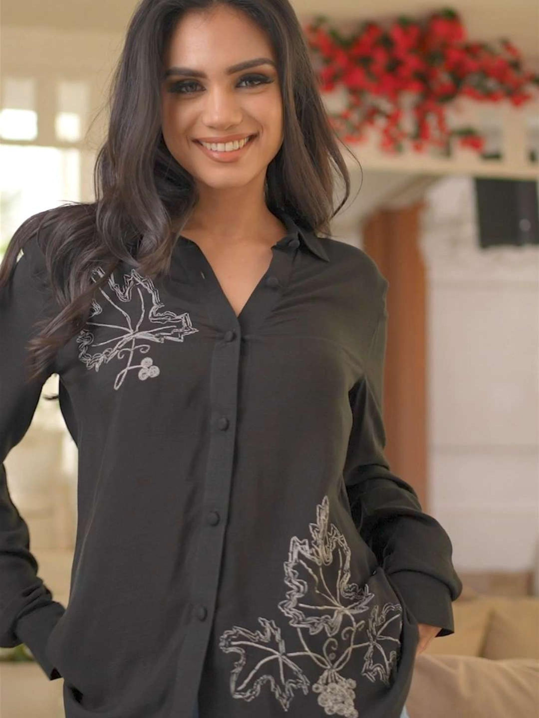 elevated thread play black shirt