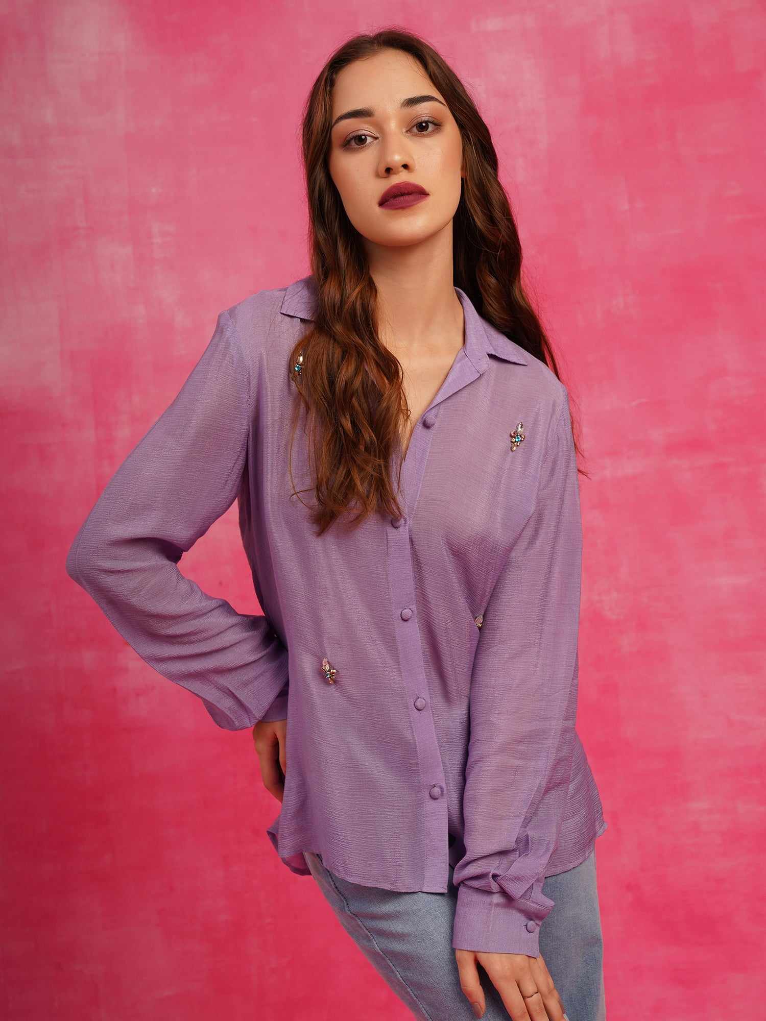 deluxe lavender shirt