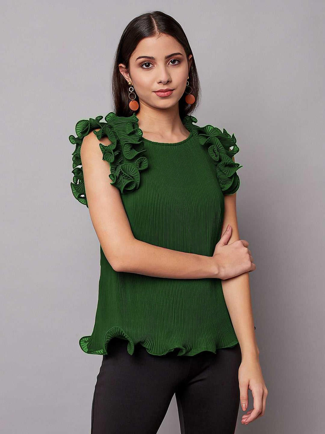 tinny dramatic sleeve top  