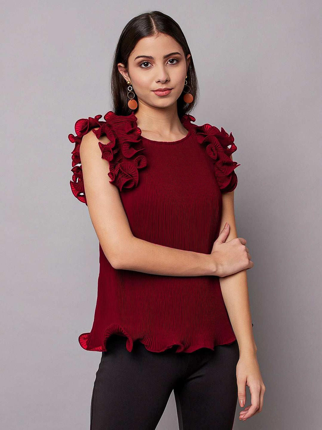 tinny dramatic sleeve top