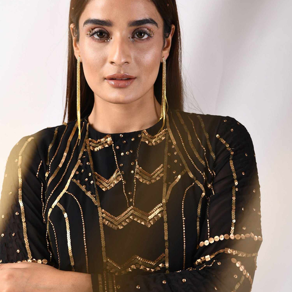Go Gorgeous Black Gold Dress Go Gorgeous Black Gold Dress