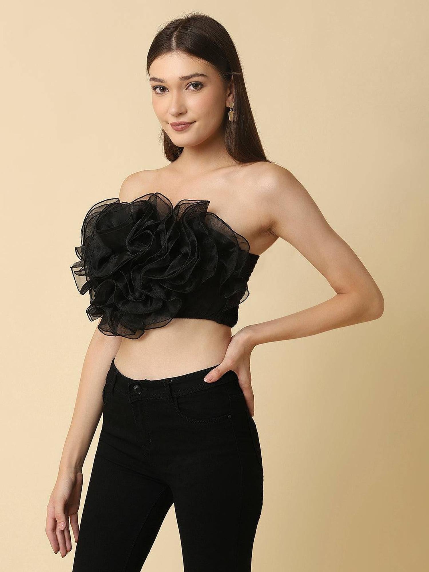 Organza Black Obsidian Top