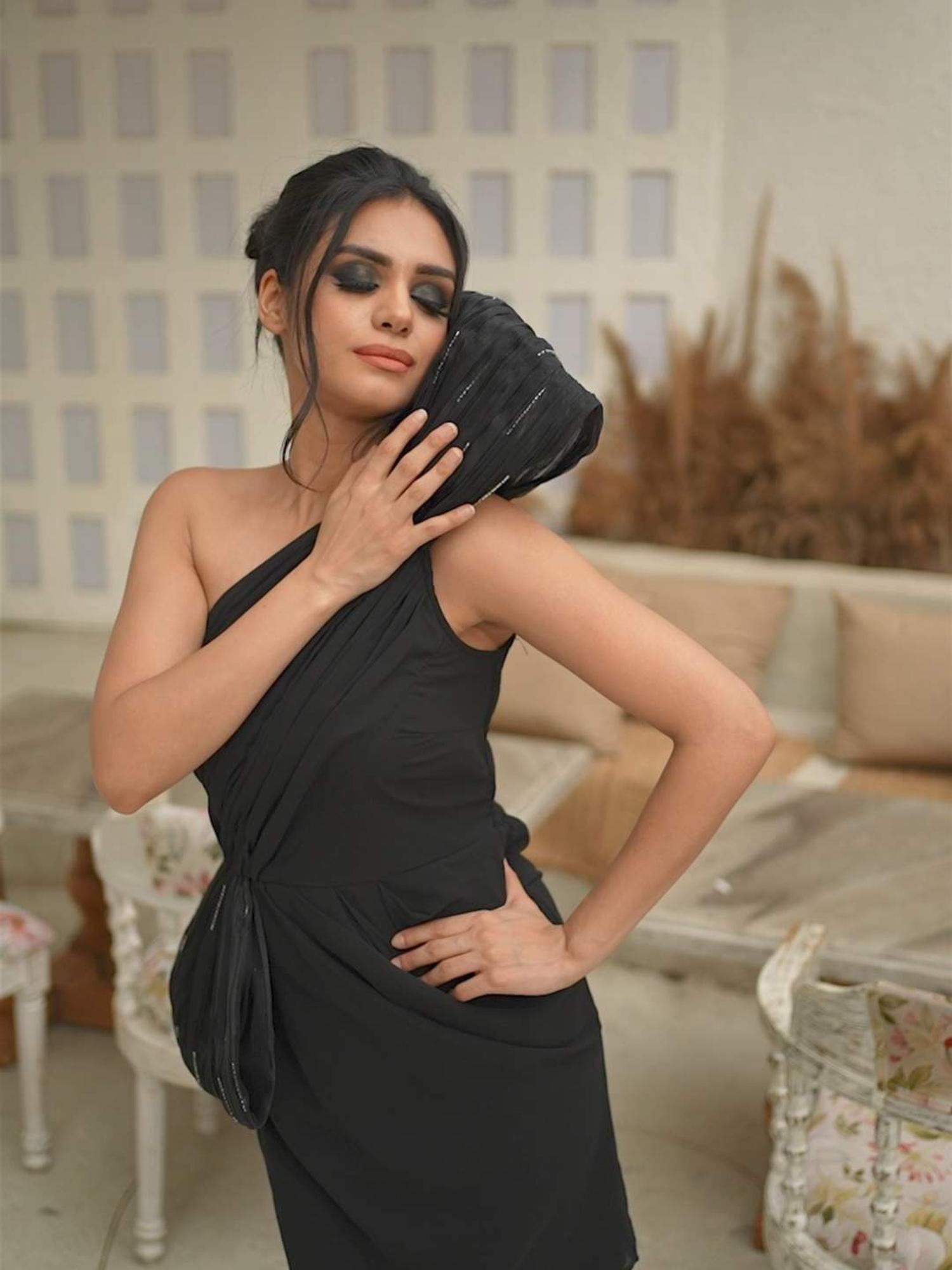 Rock 'n' Roll Mini Black Dress