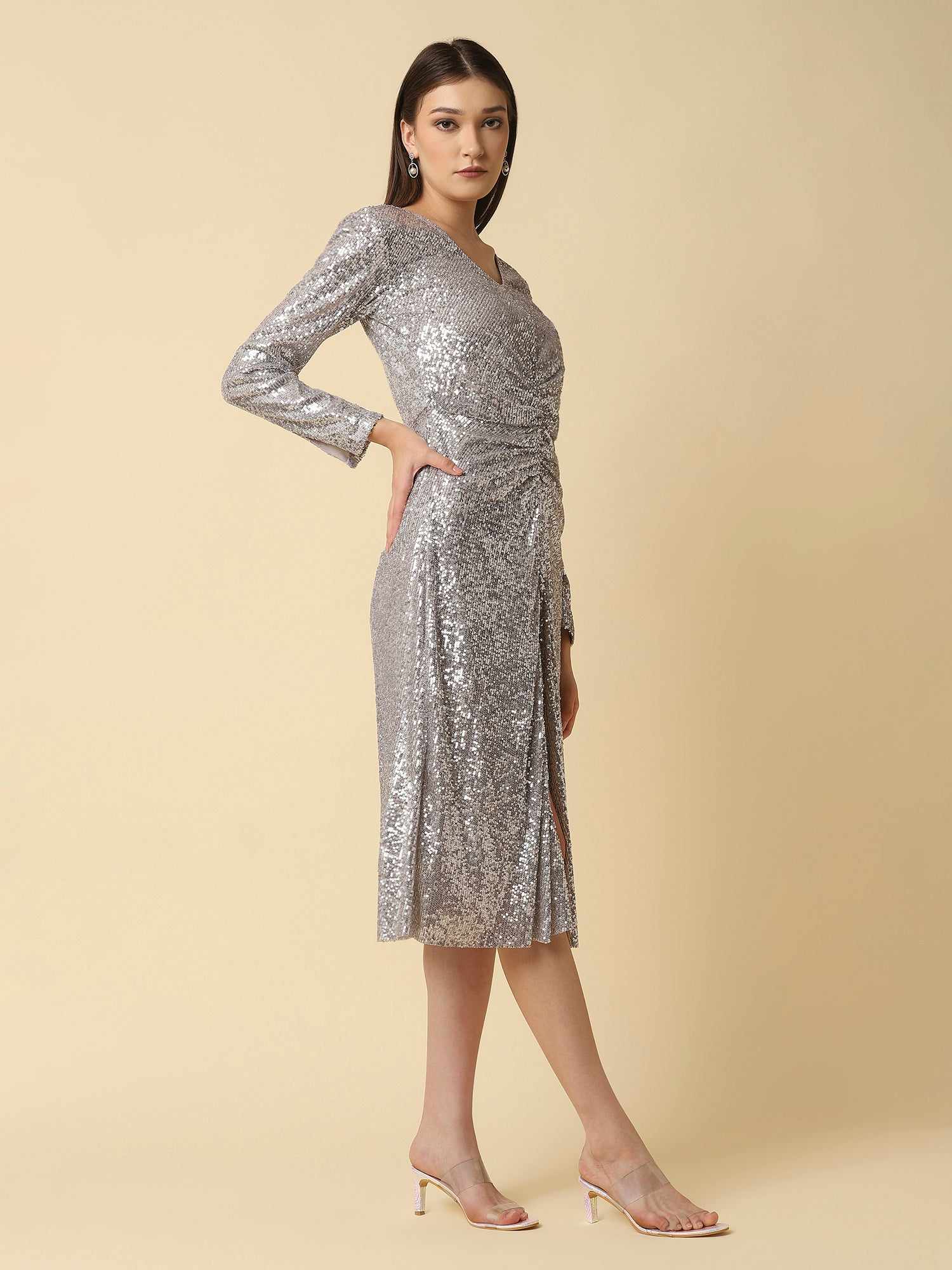 pretty please midi dress  