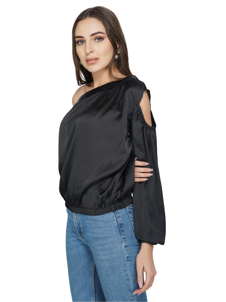 off shoulder cold shoulder top  
