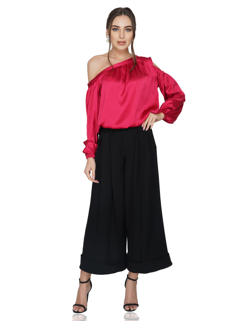 off shoulder cold shoulder top  