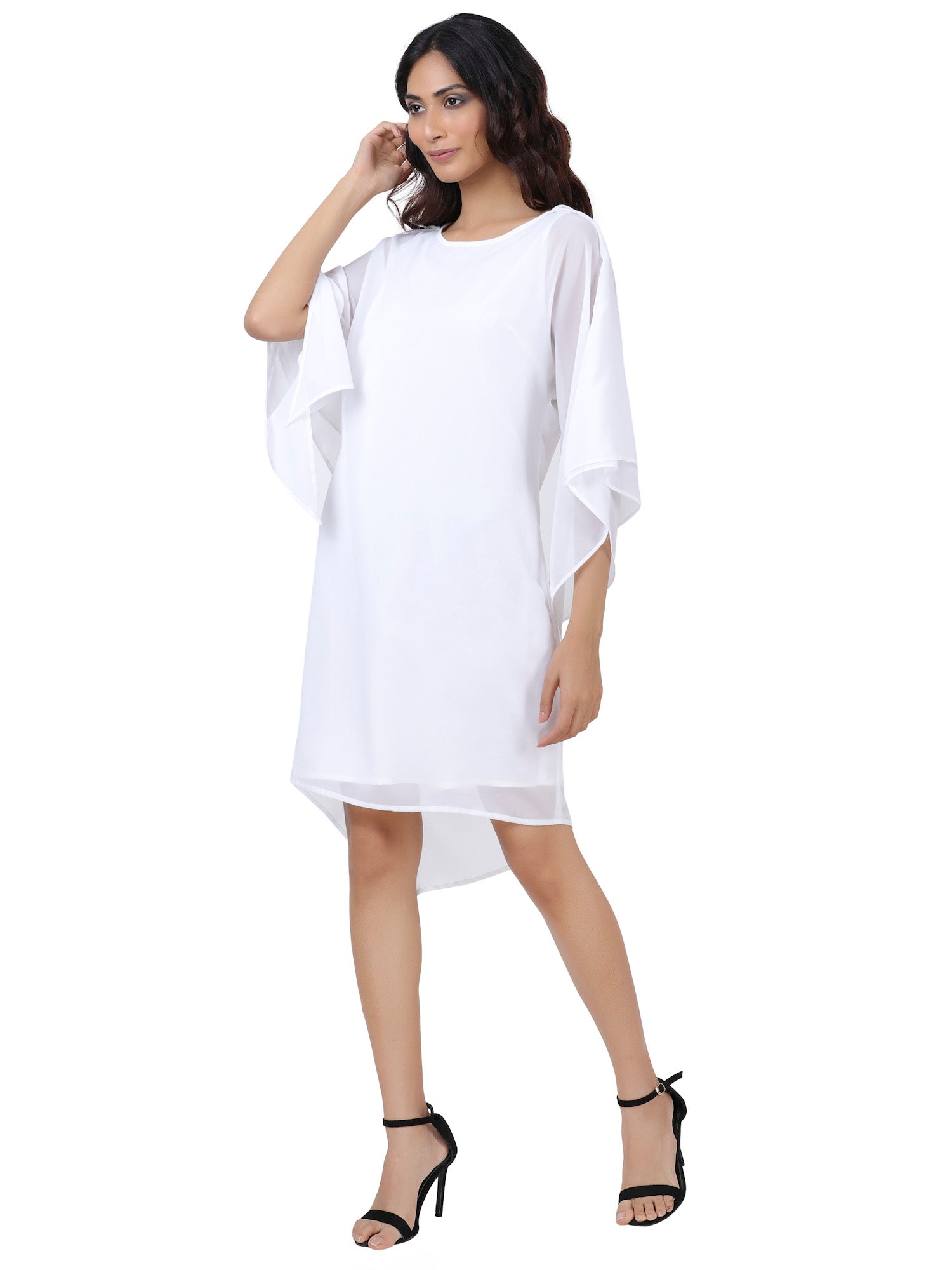 drama sleeve dress  