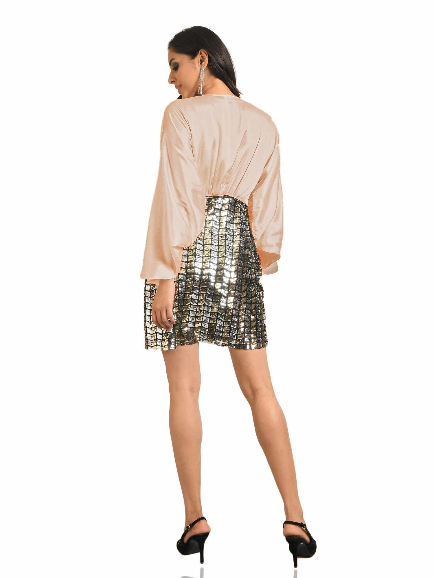 shimmer it real embellished dress  