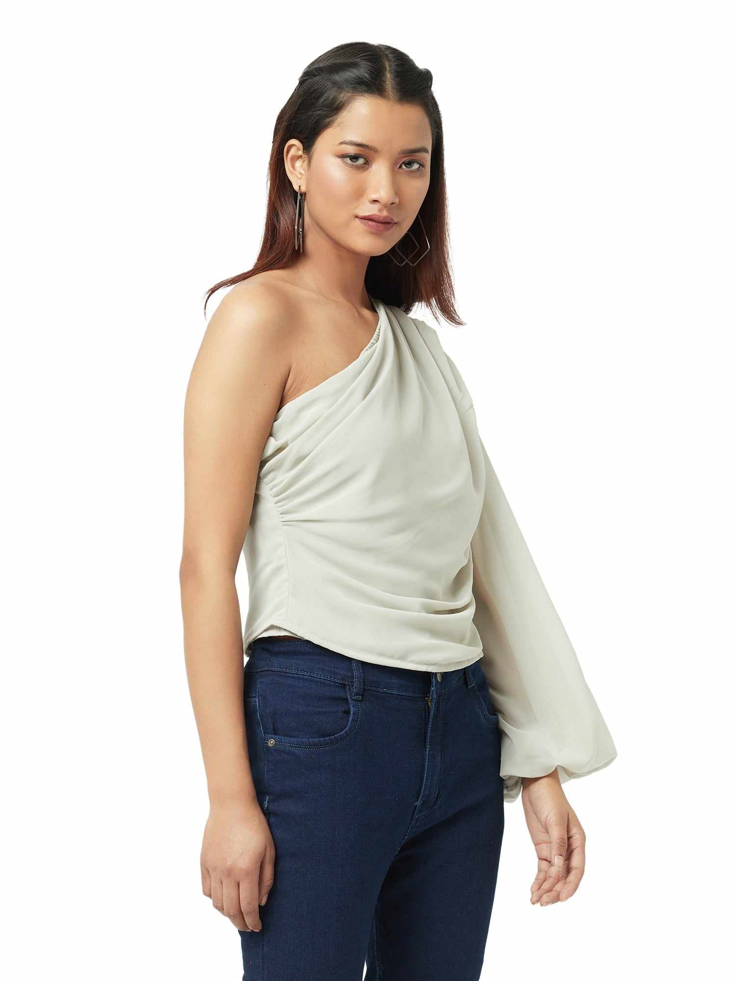 statement opulent sleeve blouse  0