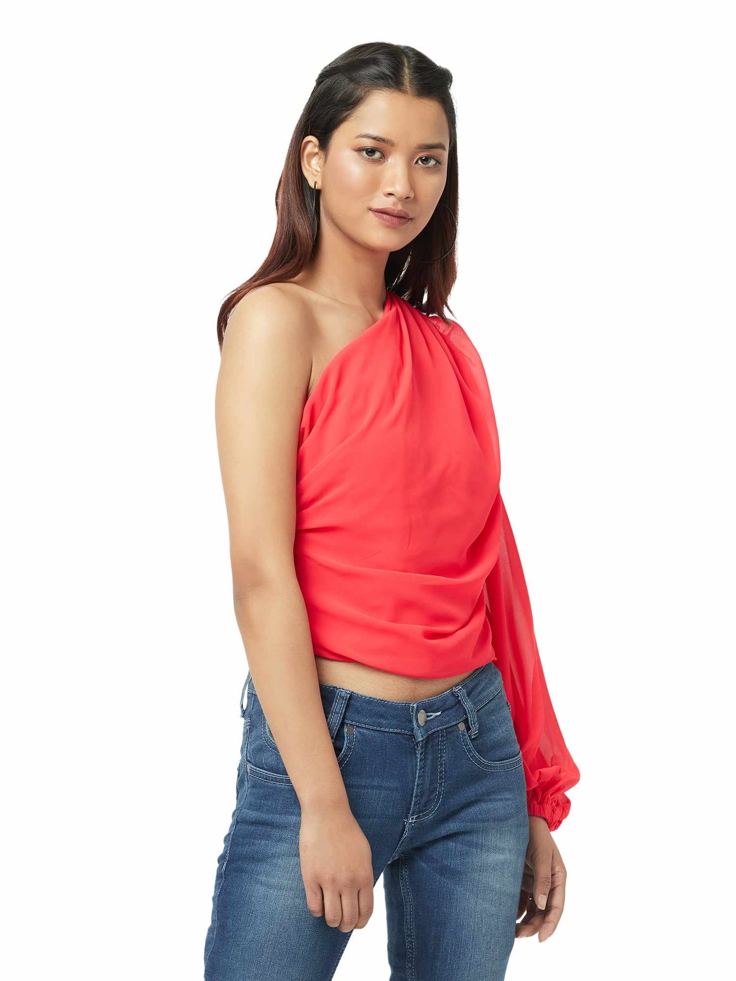 statement opulent sleeve blouse  